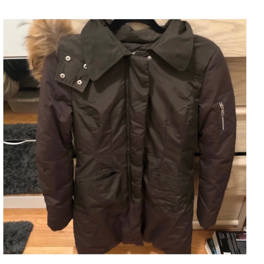ookpik real fur jacket! Only worn once.